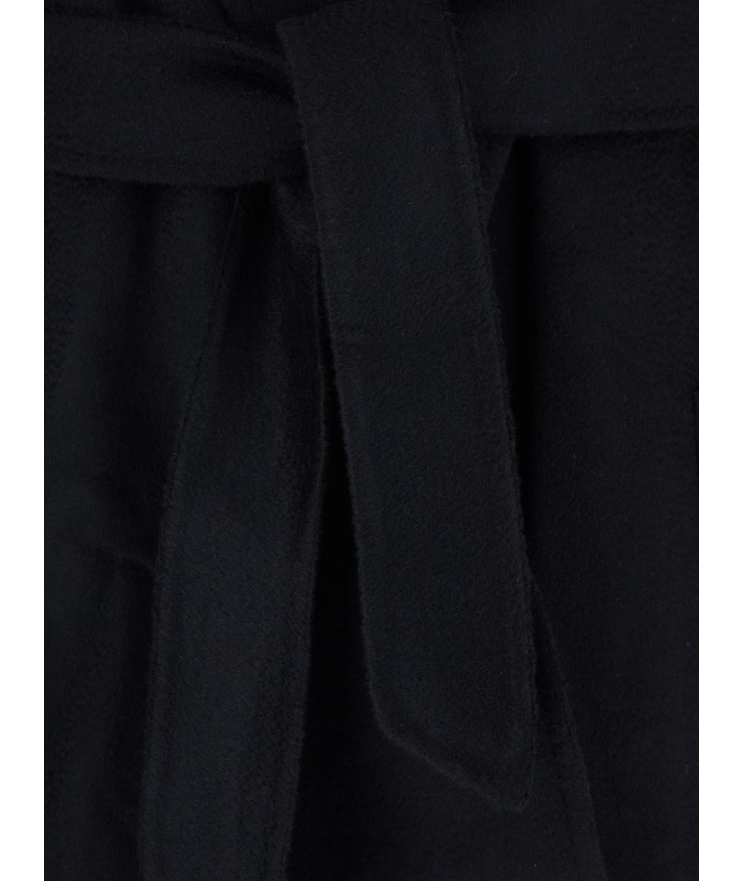 MAX MARA Черное кашемировое пальто, фото 3