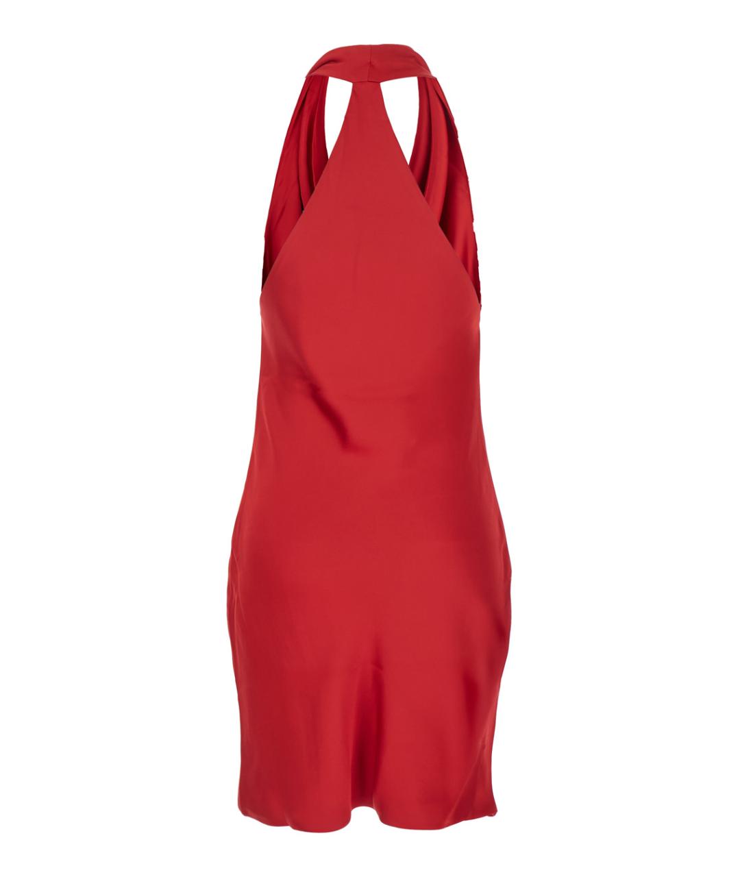 NORMA KAMALI Красное полиэстеровое вечернее платье, фото 2