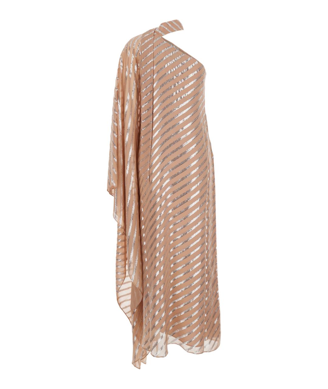 TALLER MARMO Розовое шелковое повседневное платье, фото 2