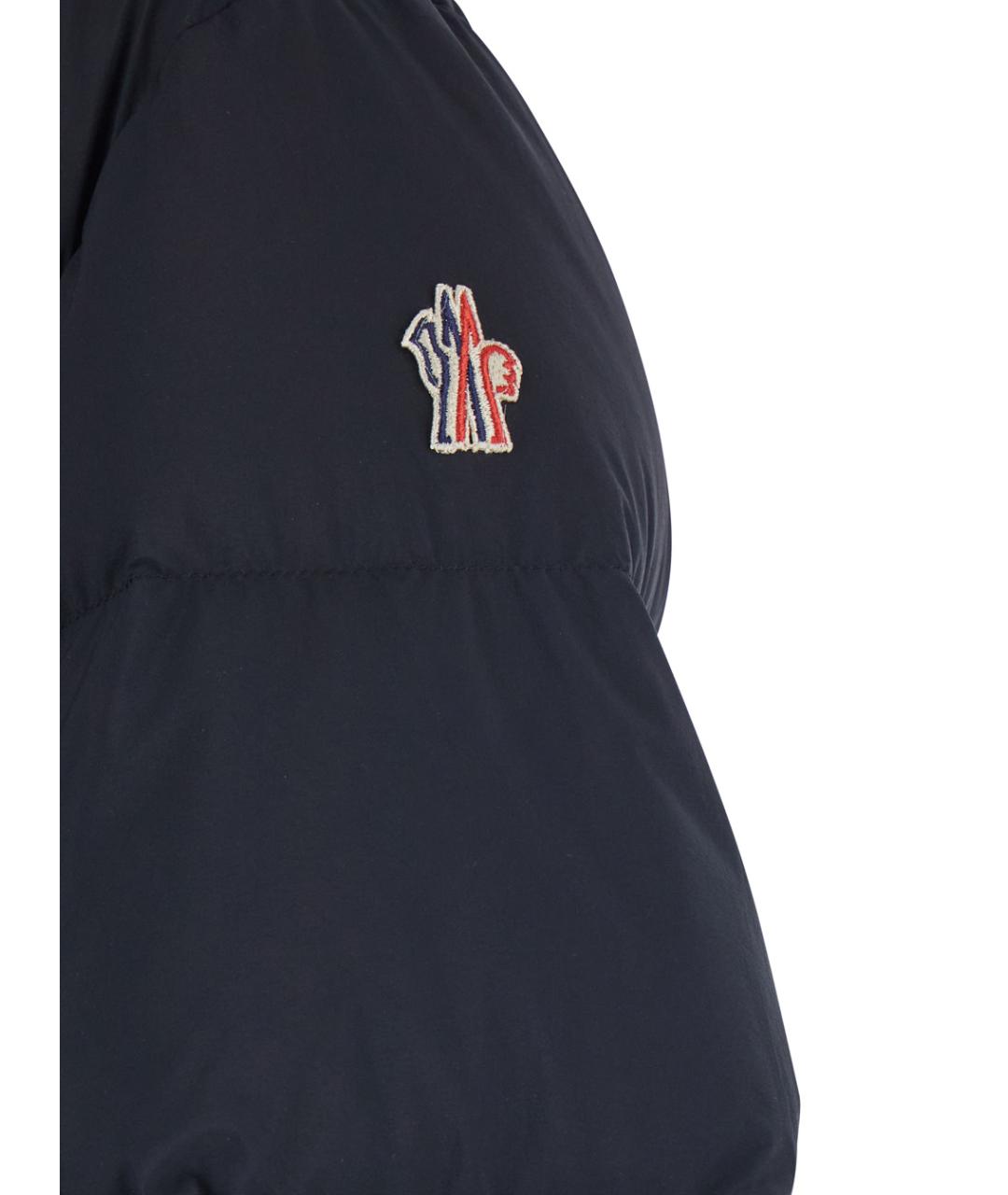 MONCLER GRENOBLE Черный полиамидовый пуховик, фото 3