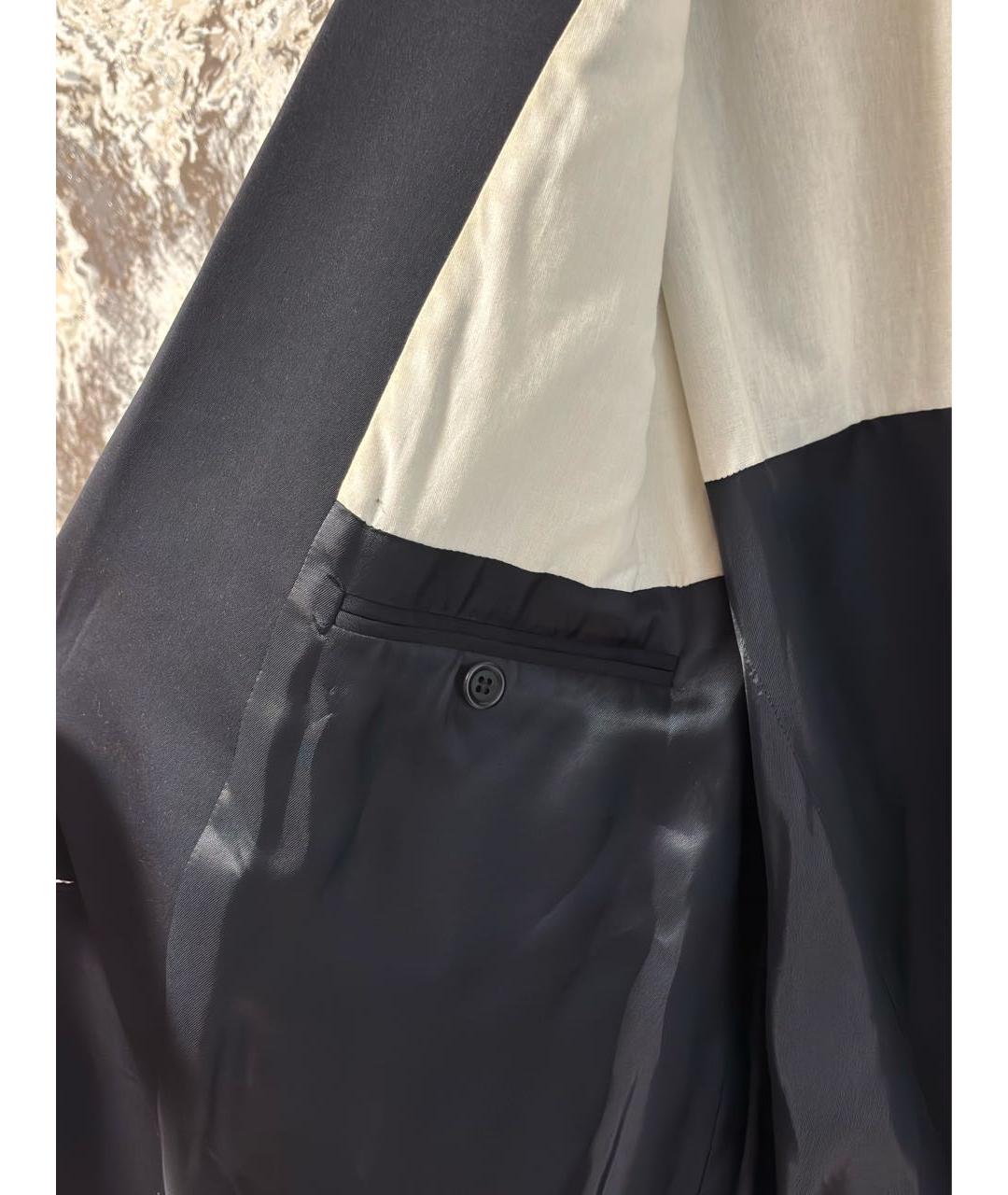 MAISON MARGIELA Черный шерстяной жакет/пиджак, фото 8