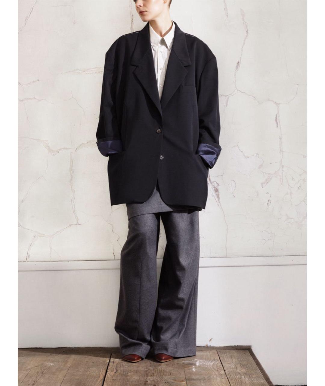 MAISON MARGIELA Черный шерстяной жакет/пиджак, фото 2