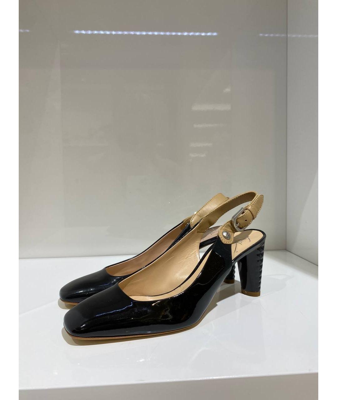 GIUSEPPE ZANOTTI DESIGN Черные туфли из лакированной кожи, фото 4