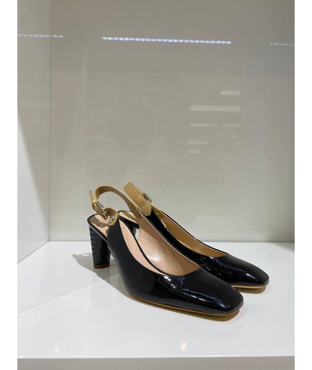 GIUSEPPE ZANOTTI DESIGN Черные туфли из лакированной кожи, фото 2