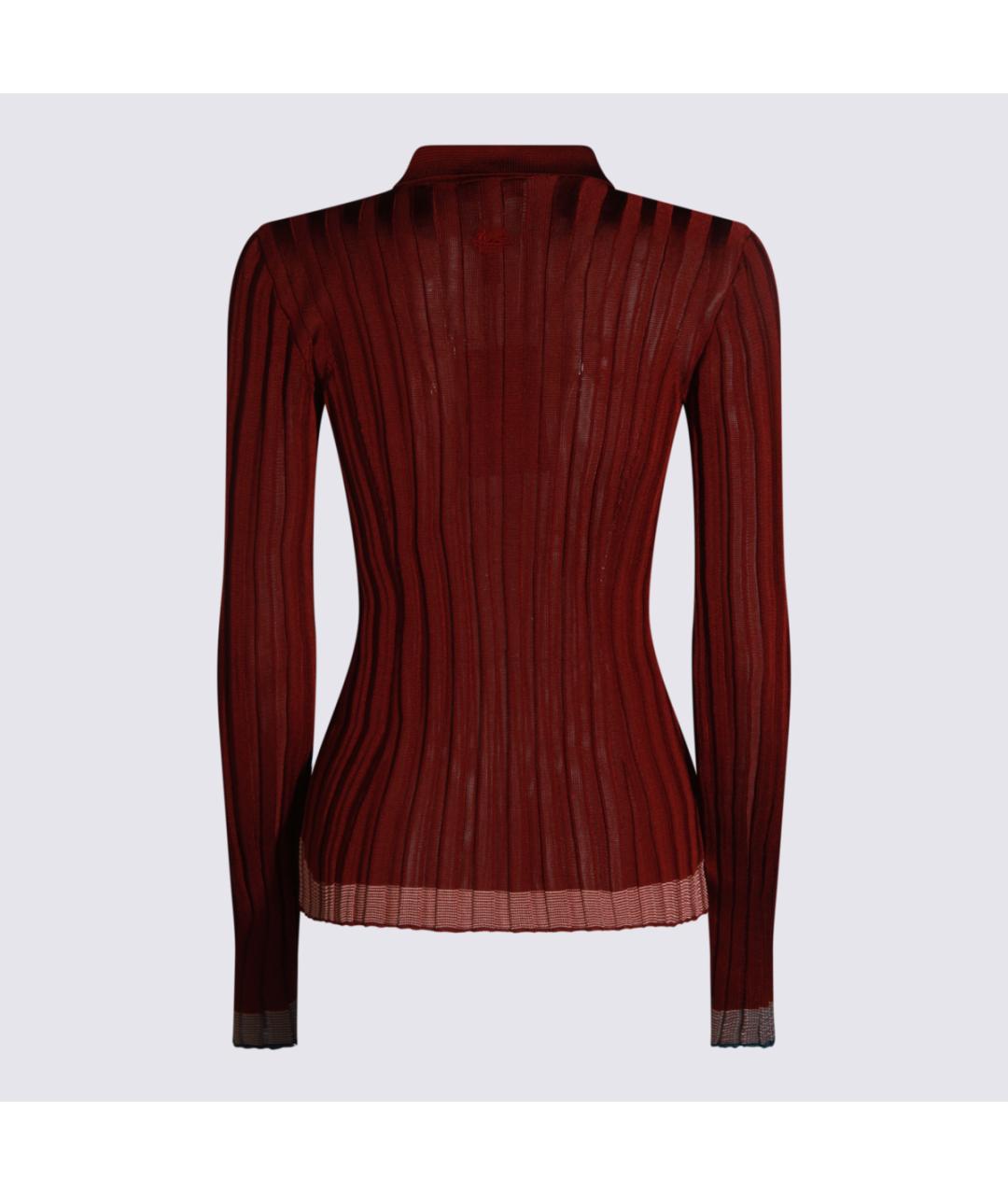 ETRO Бордовый вискозный джемпер / свитер, фото 2