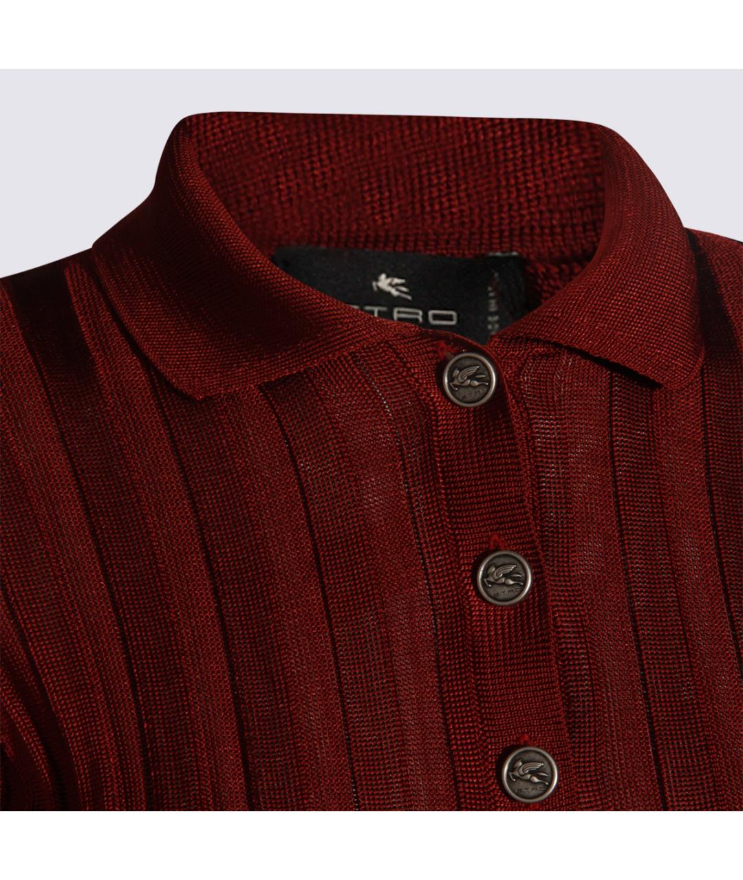 ETRO Бордовый вискозный джемпер / свитер, фото 3