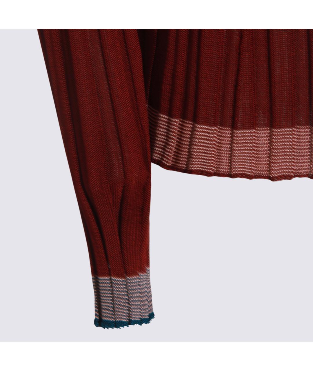 ETRO Бордовый вискозный джемпер / свитер, фото 4