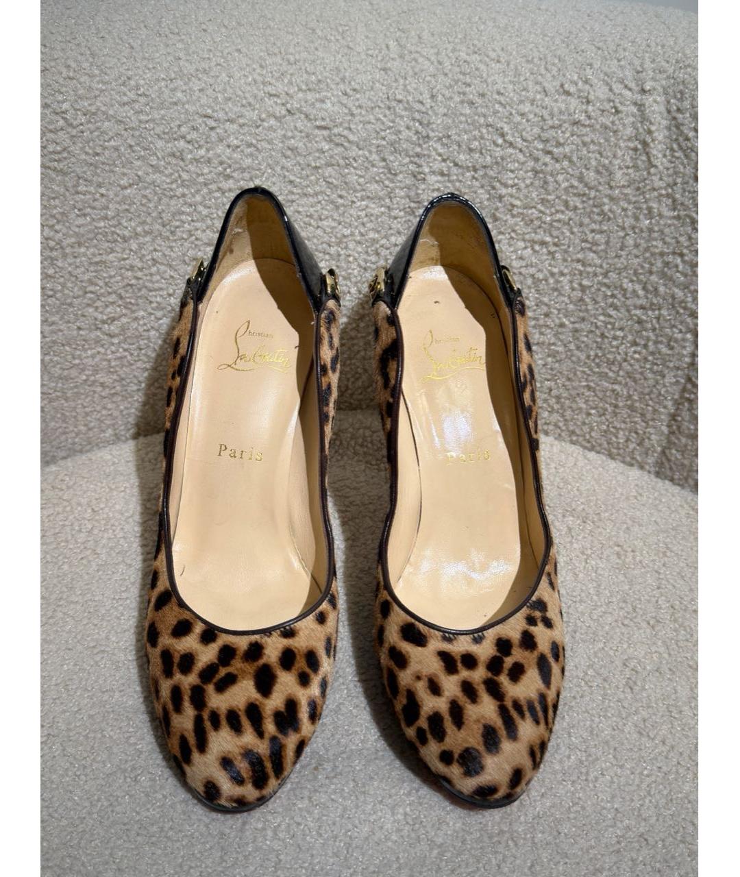 CHRISTIAN LOUBOUTIN Мульти кожаные туфли, фото 5