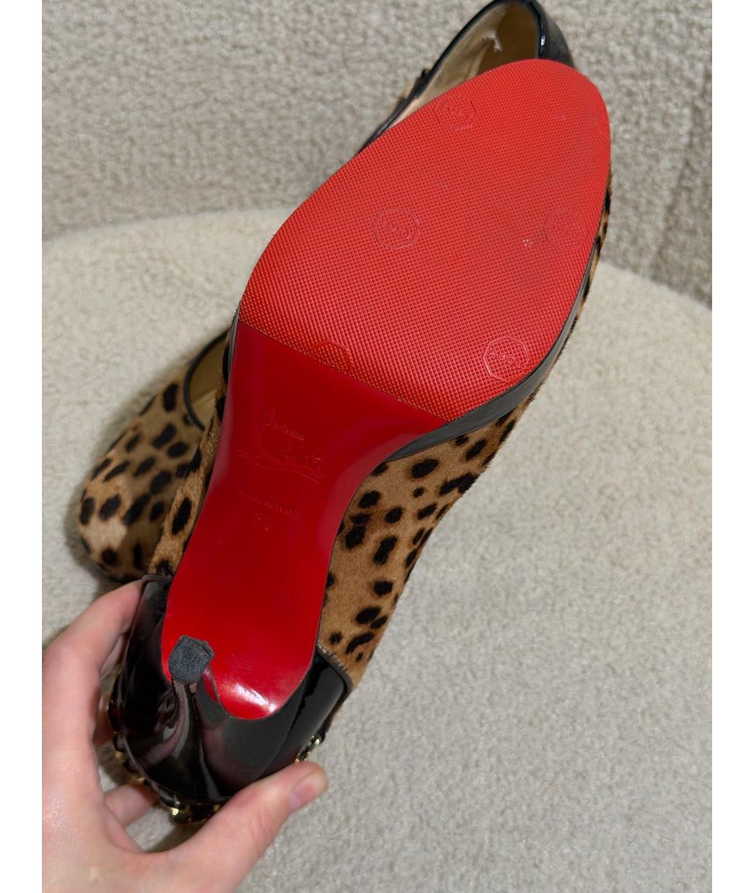 CHRISTIAN LOUBOUTIN Мульти кожаные туфли, фото 7
