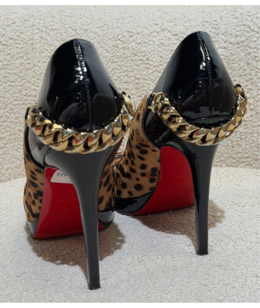 CHRISTIAN LOUBOUTIN Мульти кожаные туфли, фото 6