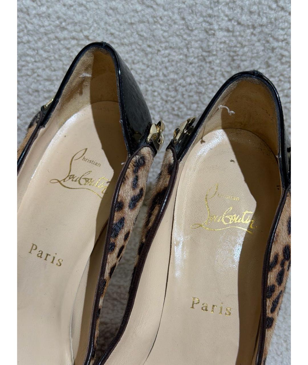 CHRISTIAN LOUBOUTIN Мульти кожаные туфли, фото 2
