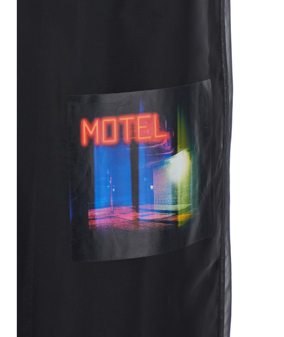 SPORTMAX Черная полиэстеровая юбка миди, фото 3