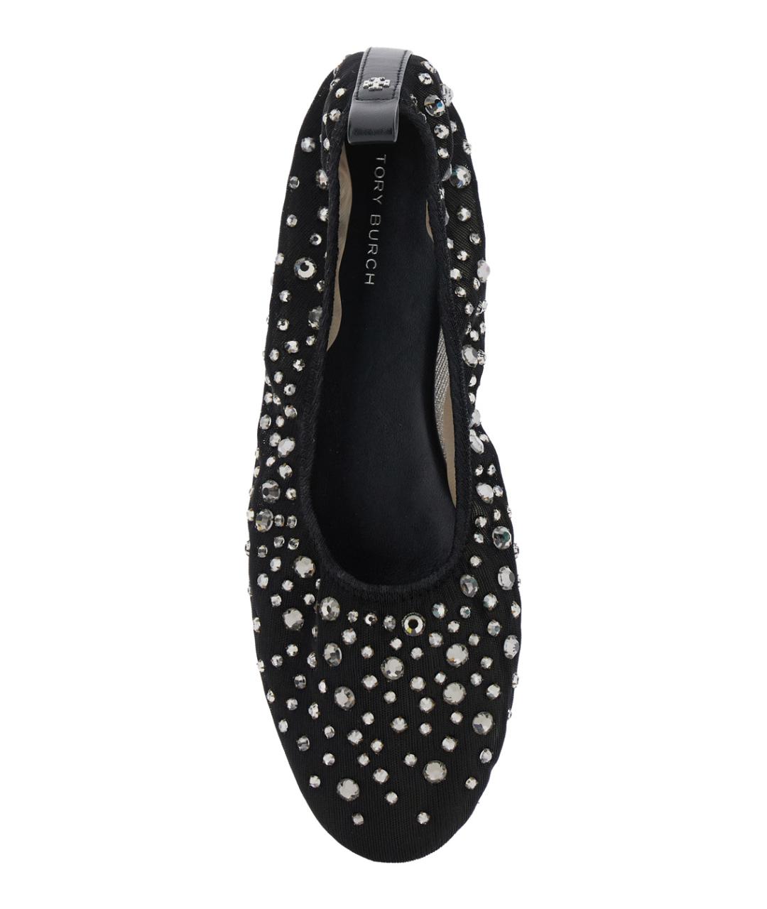 TORY BURCH Черные балетки, фото 4