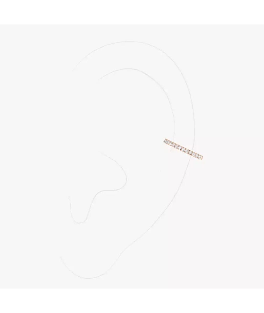 MESSIKA Золотые серьги из розового золота, фото 5