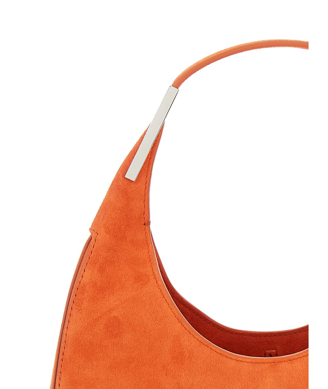 Savette Оранжевая замшевая сумка через плечо, фото 3