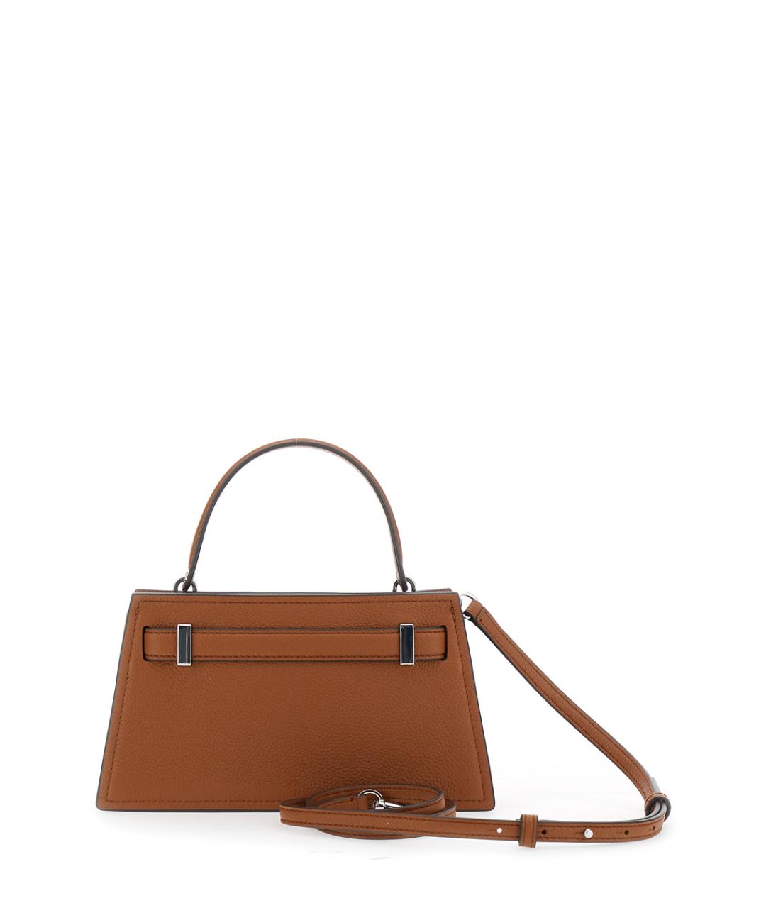 TORY BURCH Коричневая кожаная сумка через плечо, фото 2