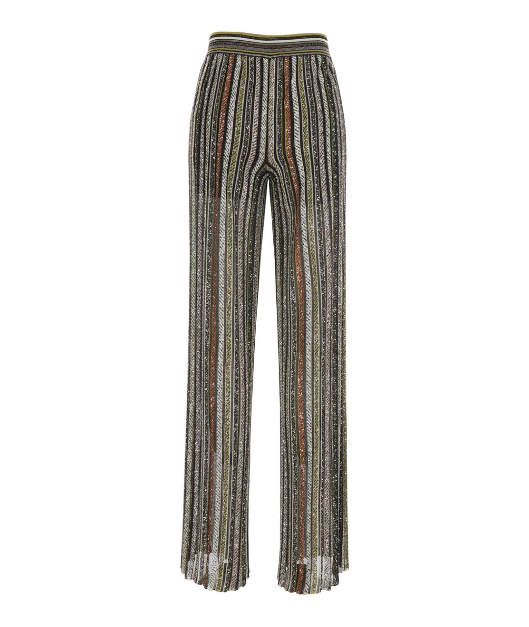 MISSONI Мульти синтетические прямые брюки, фото 2