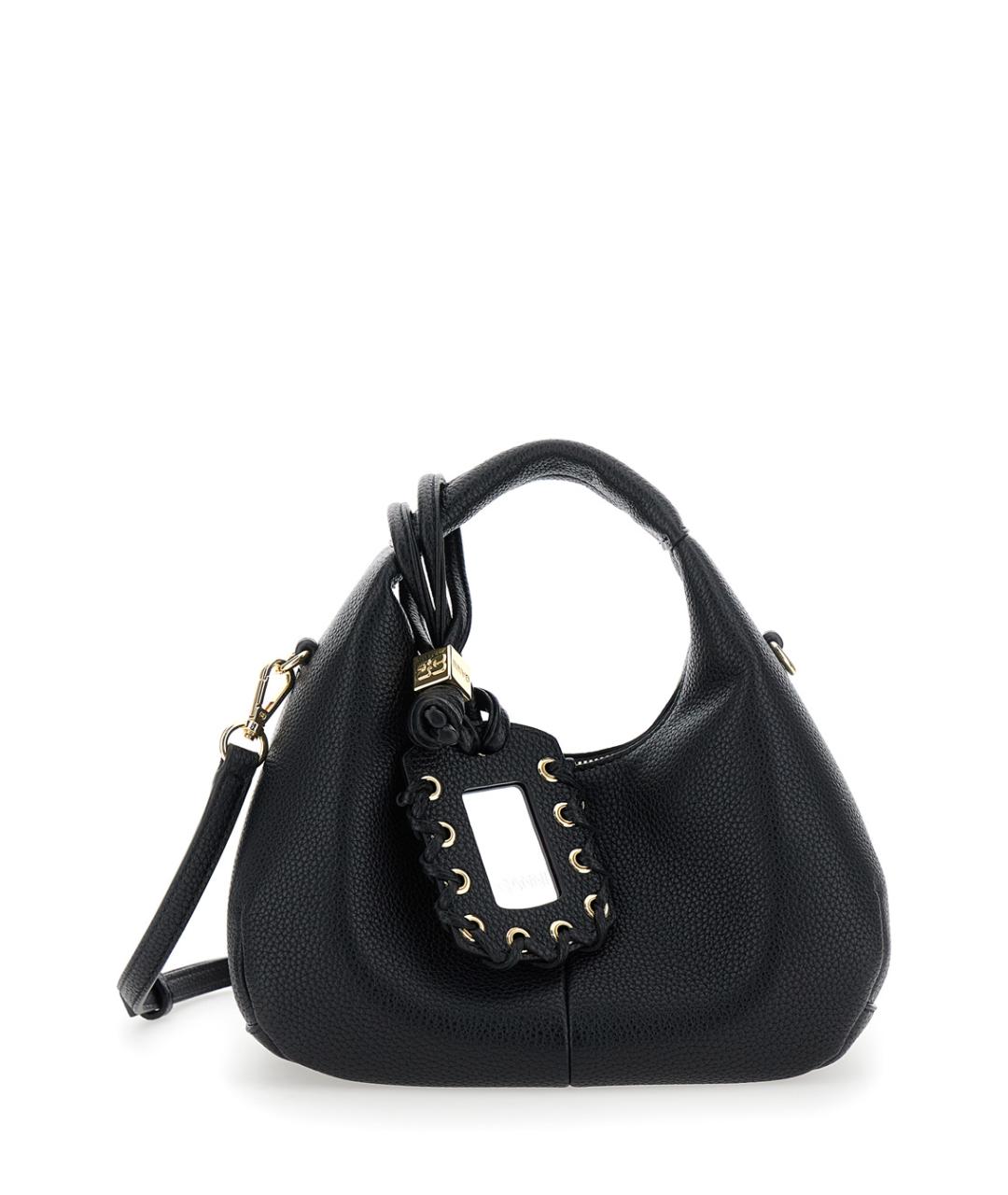 GANNI Черная сумка с короткими ручками, фото 1