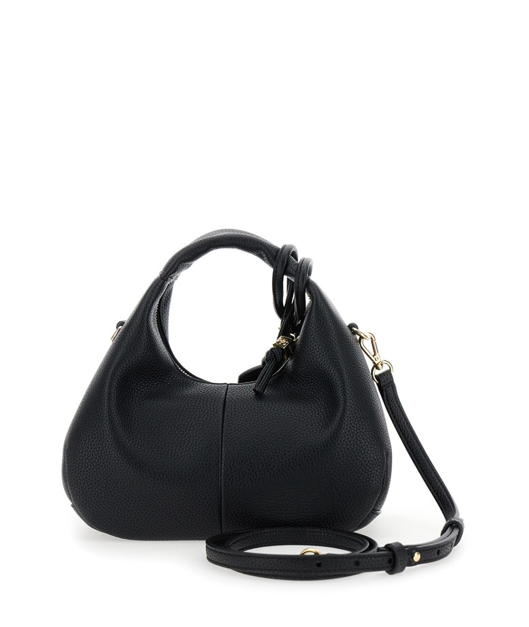 GANNI Черная сумка с короткими ручками, фото 2