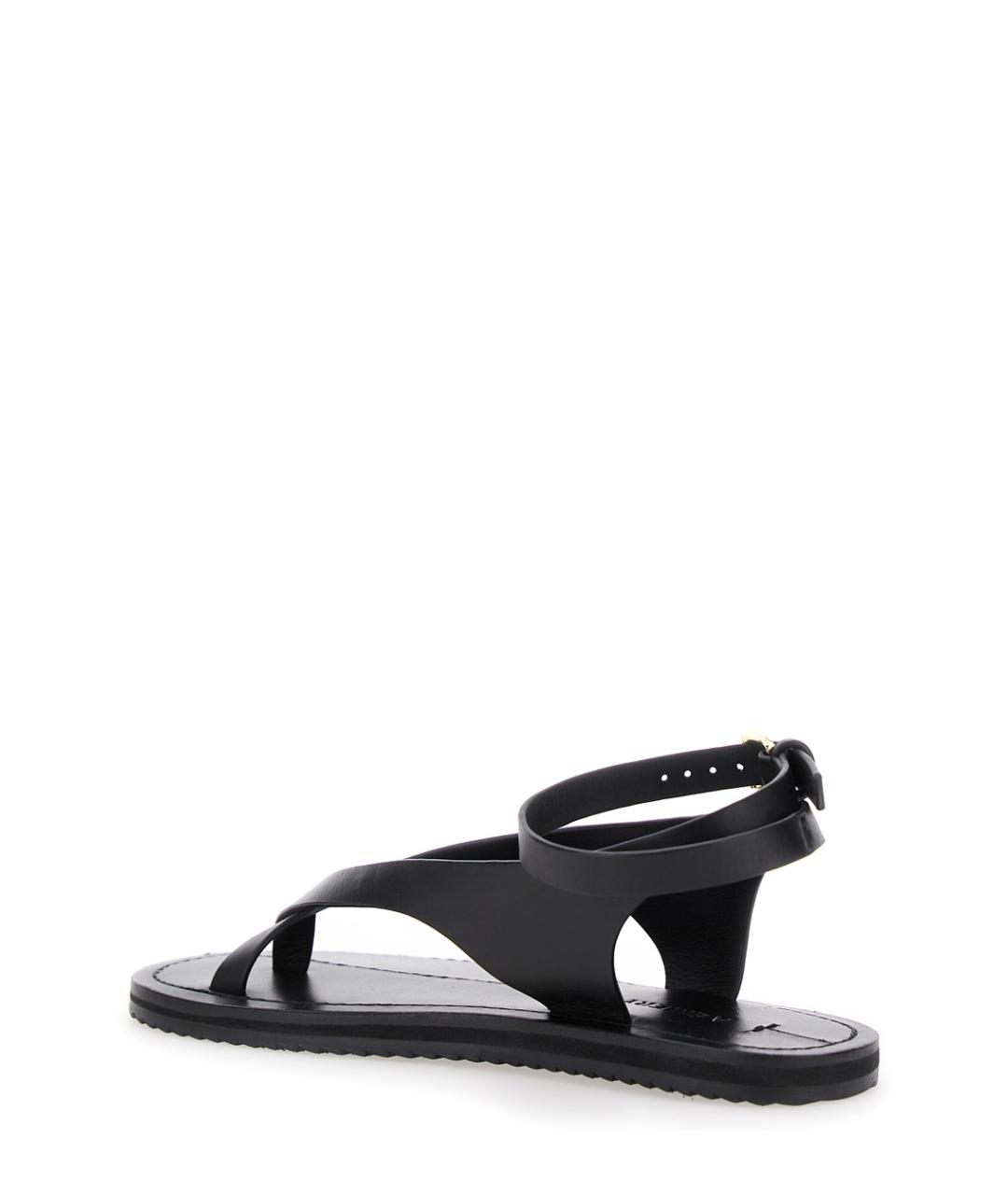 A.EMERY Черные кожаные сандалии, фото 3
