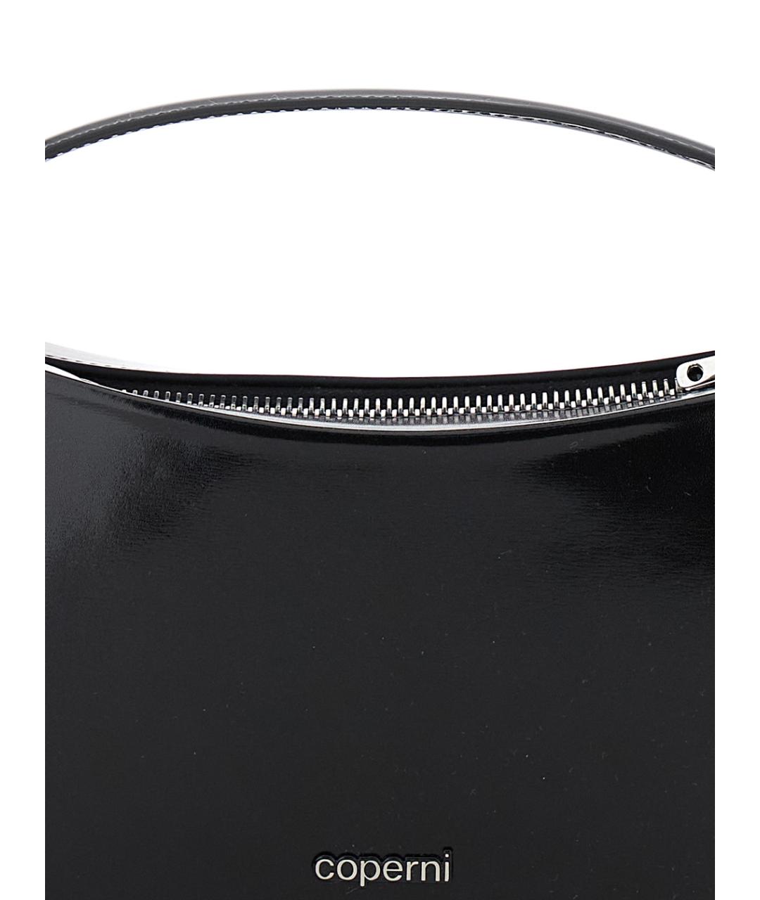 COPERNI Черная кожаная сумка с короткими ручками, фото 3