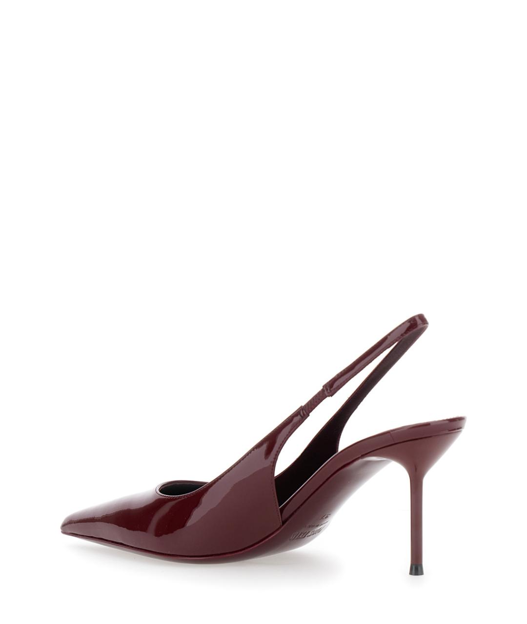 PARIS TEXAS Бордовые кожаные туфли, фото 3