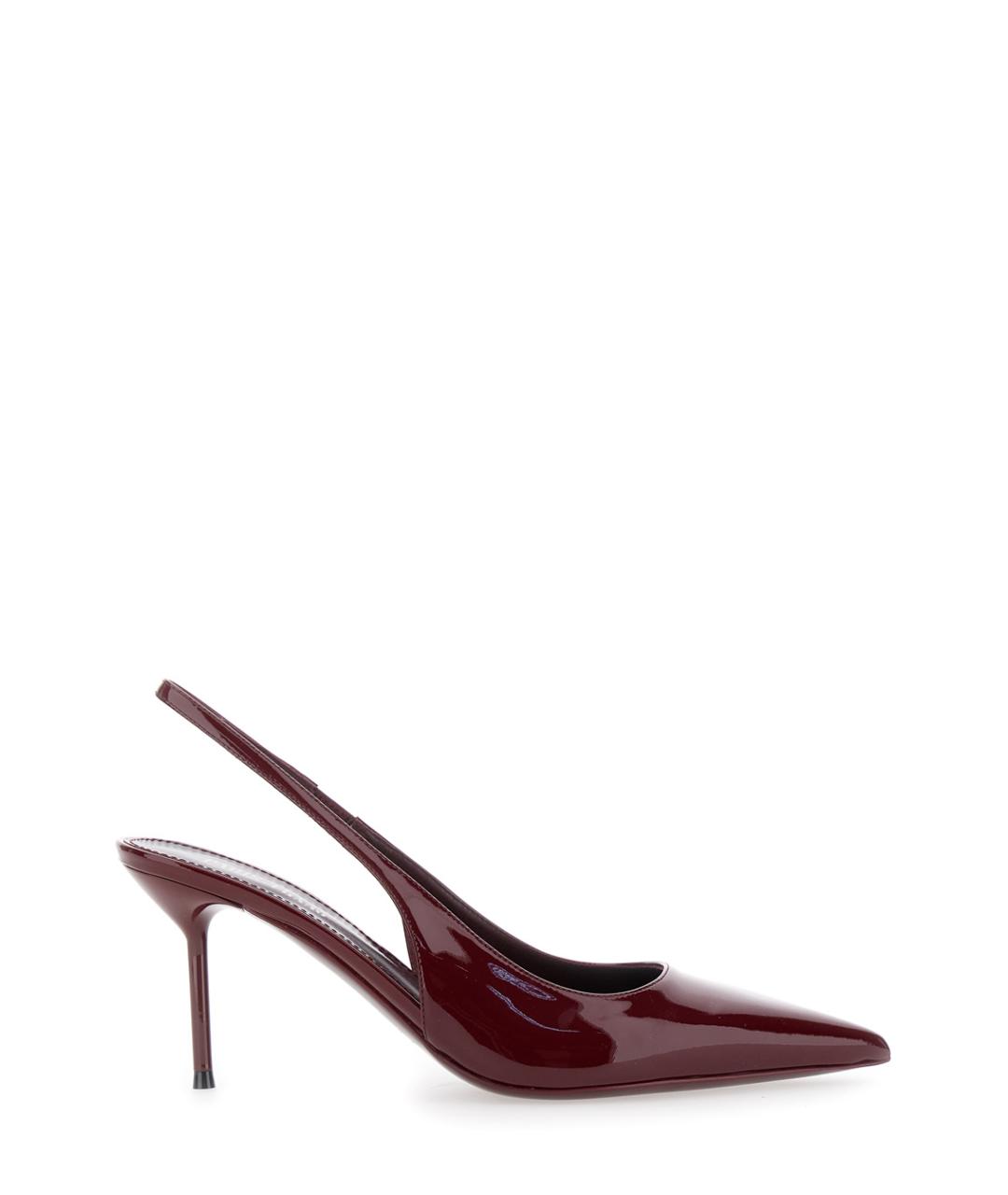 PARIS TEXAS Бордовые кожаные туфли, фото 1