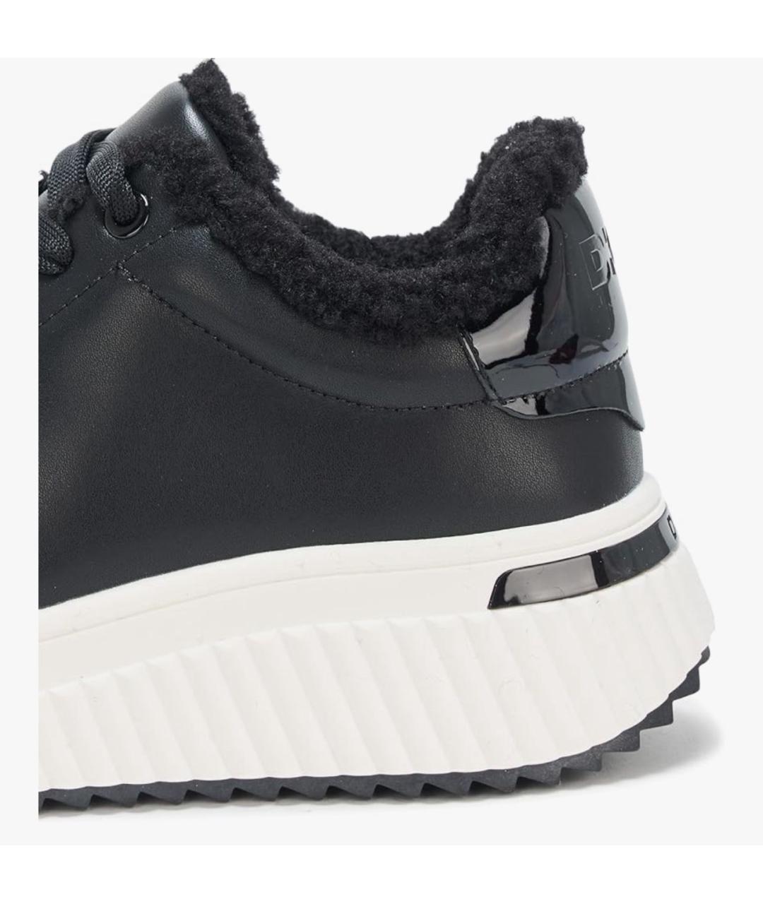 DKNY Черные кожаные кроссовки, фото 8