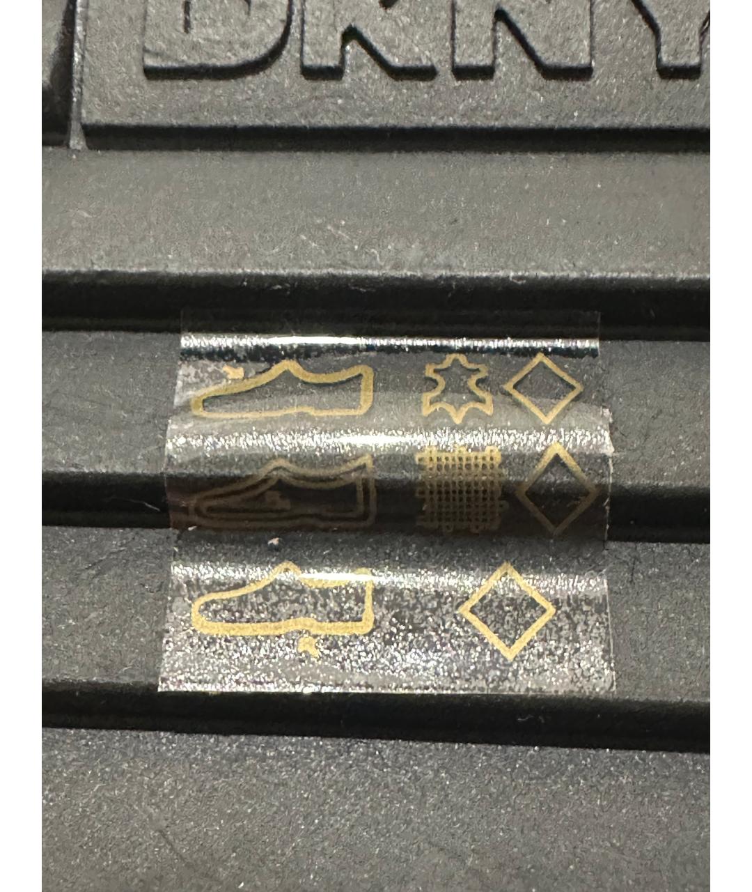 DKNY Черные кожаные кроссовки, фото 6