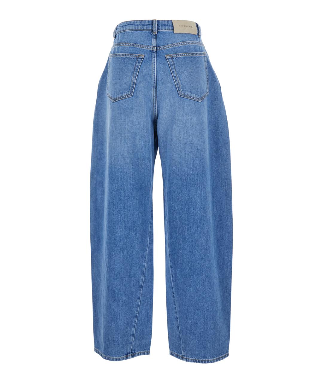 GIVENCHY Синие хлопковые джинсы клеш, фото 2