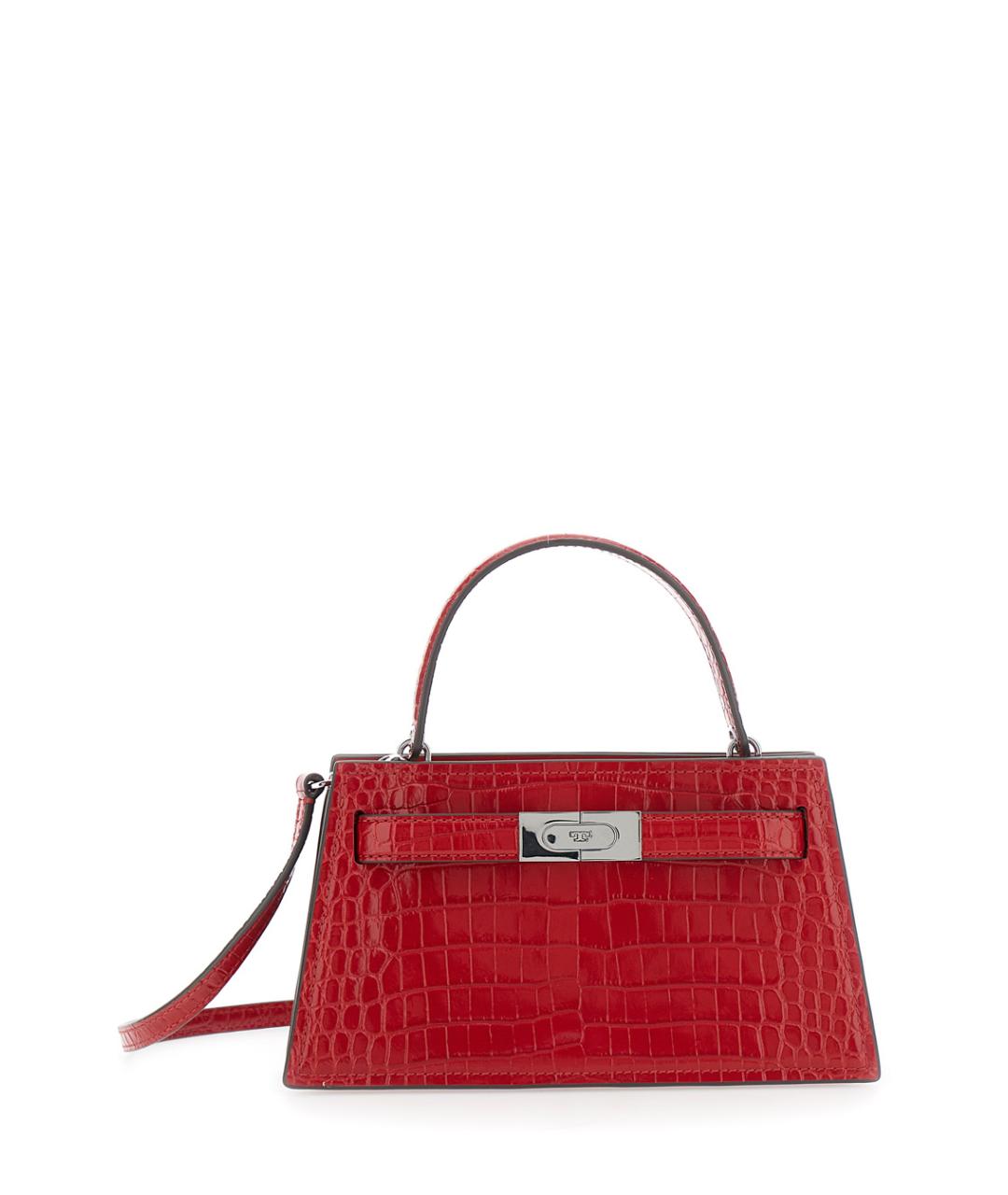 TORY BURCH Красная кожаная сумка через плечо, фото 1