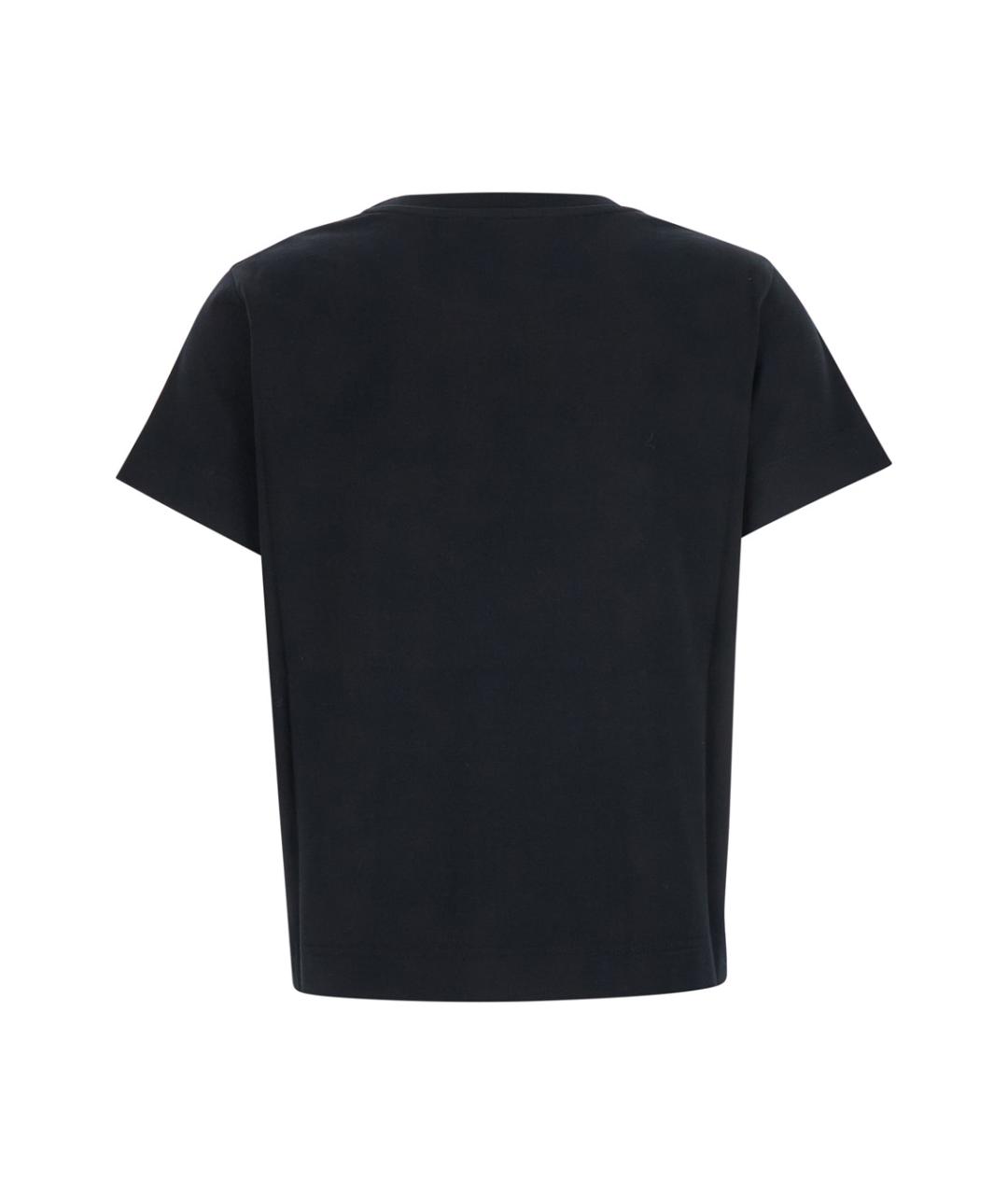 GIVENCHY Черная хлопковая футболка, фото 2