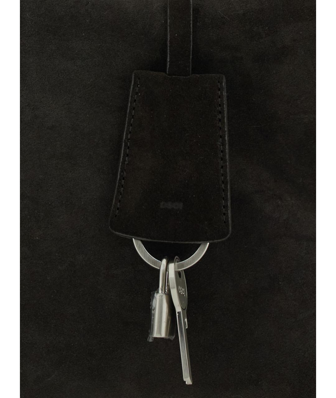 OSOI Коричневая замшевая сумка тоут, фото 3