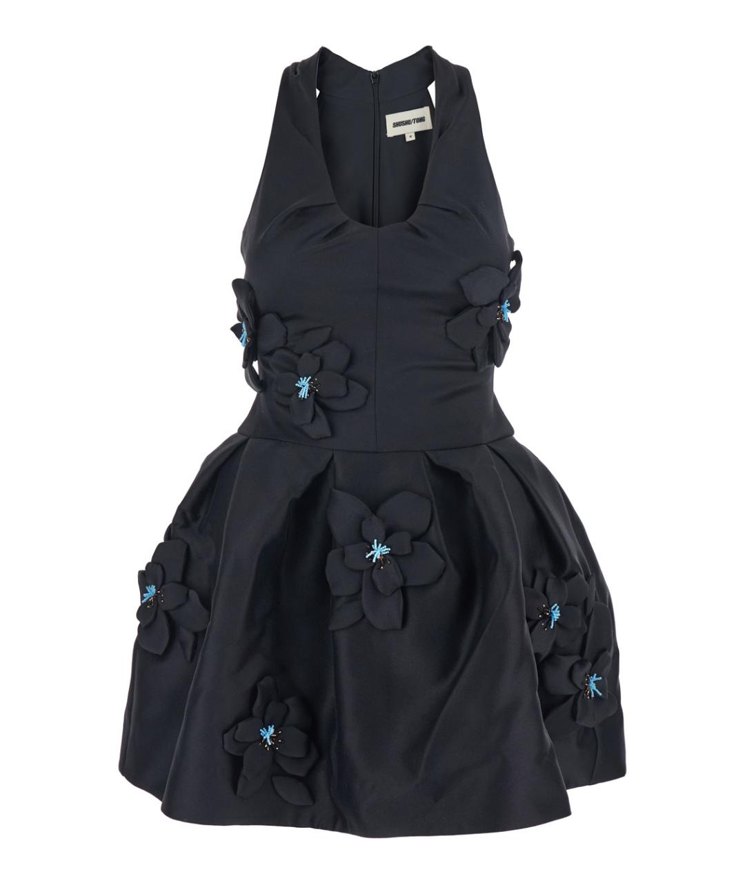 SHUSHU/TONG Черное коктейльное платье, фото 1