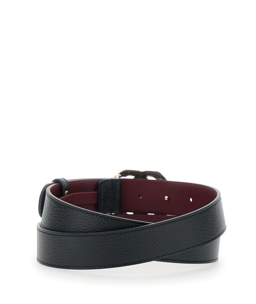 GUCCI Черный кожаный ремень, фото 2