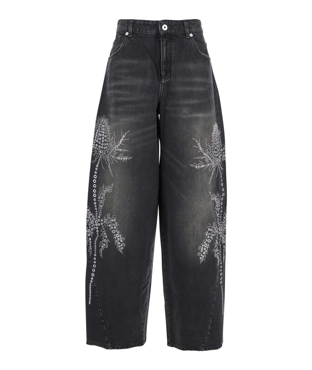 BLUMARINE Черные джинсы клеш, фото 1