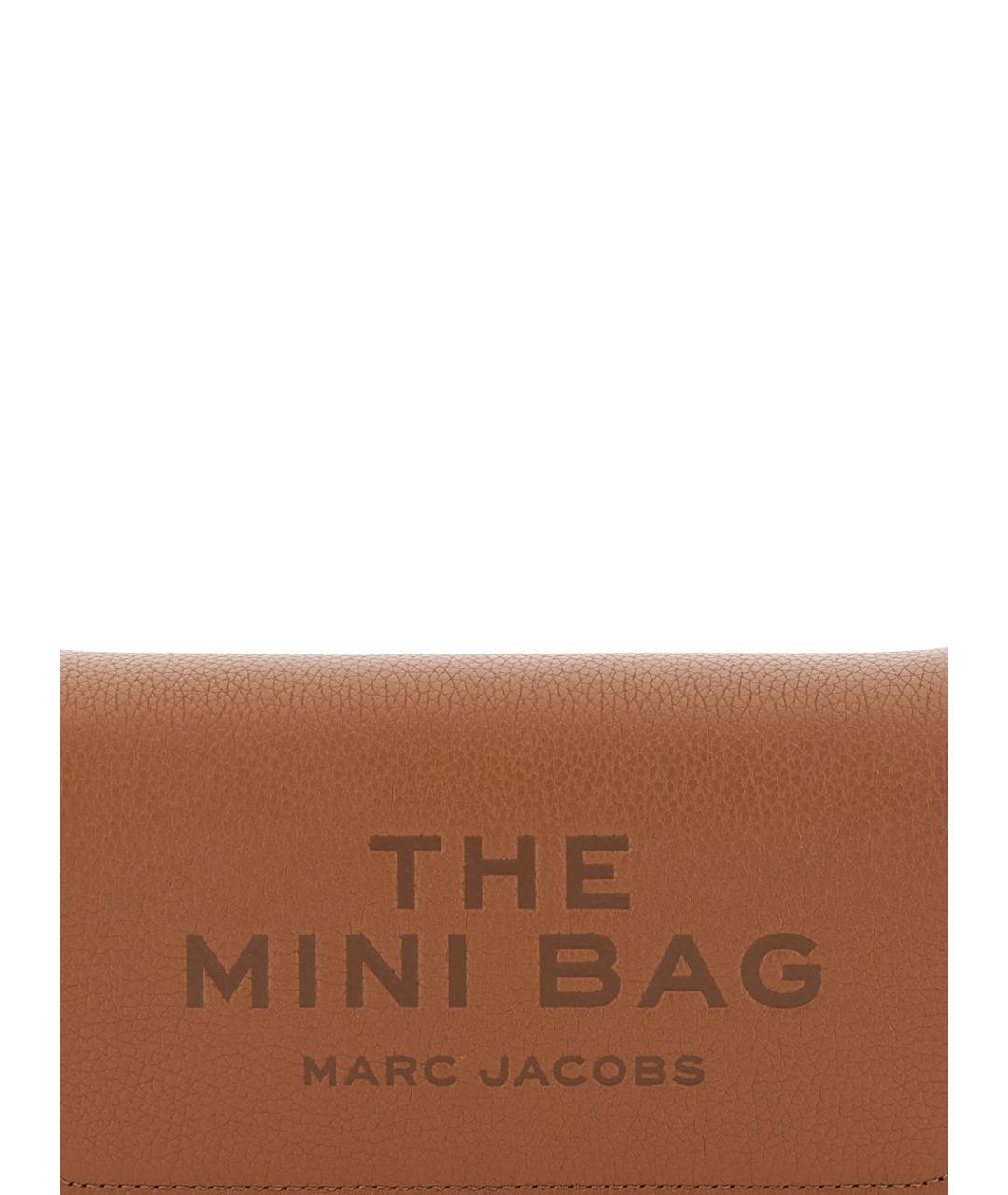 MARC JACOBS Коричневая кожаная сумка через плечо, фото 3