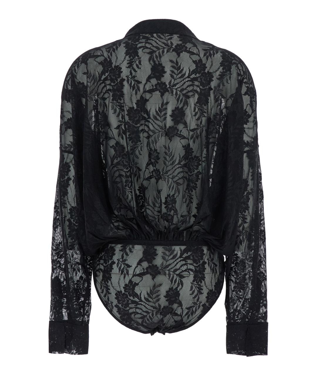 NORMA KAMALI Черная полиамидовая блузы, фото 2