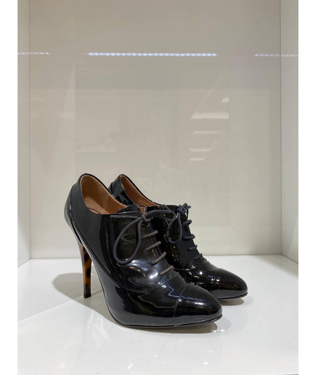 GIUSEPPE ZANOTTI DESIGN Черные ботильоны из лакированной кожи, фото 2