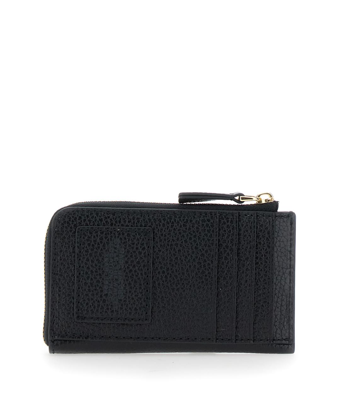 MARC JACOBS Черный кожаный кошелек, фото 2