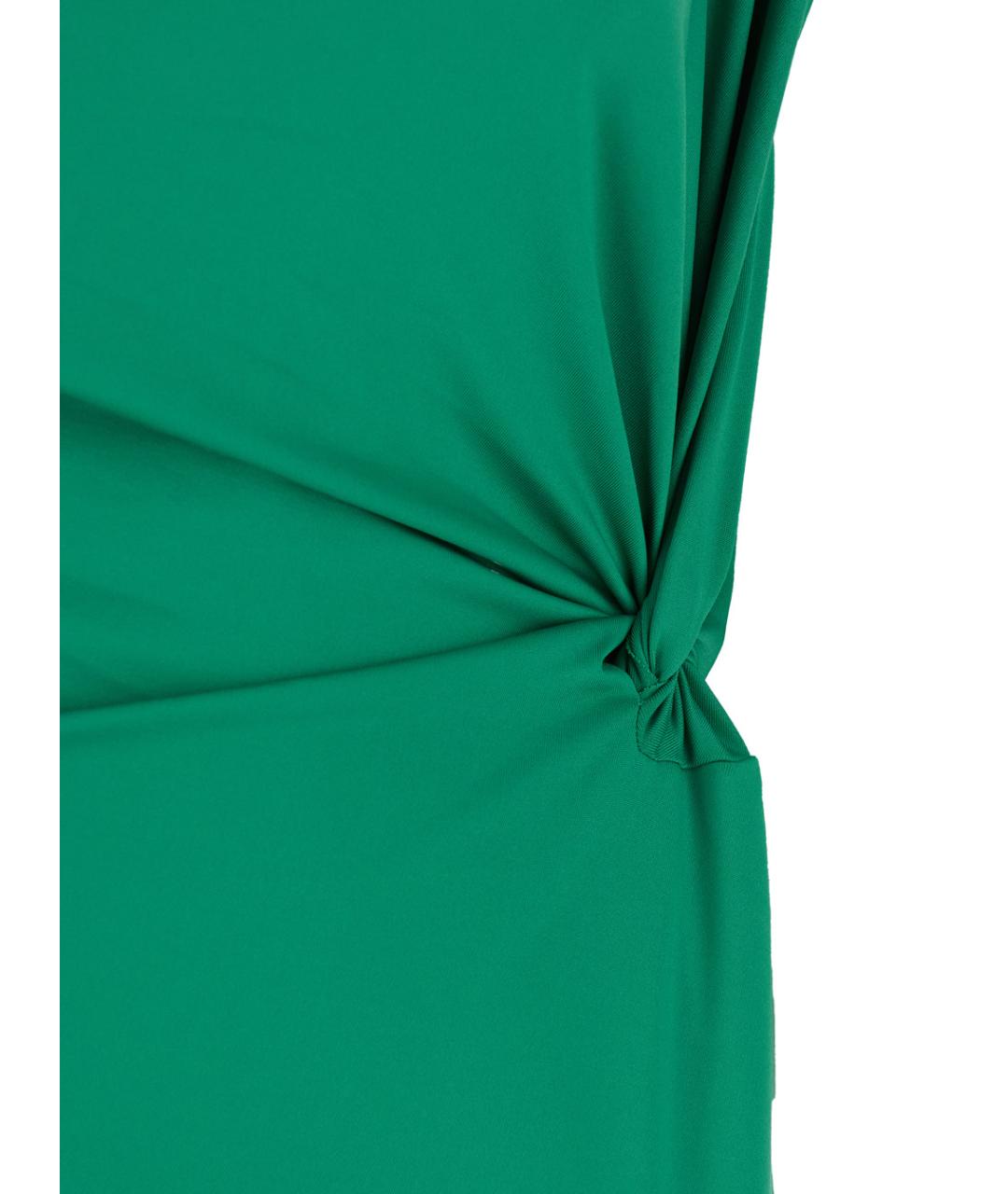 VICTORIA BECKHAM Зеленые полиэстеровое вечернее платье, фото 3