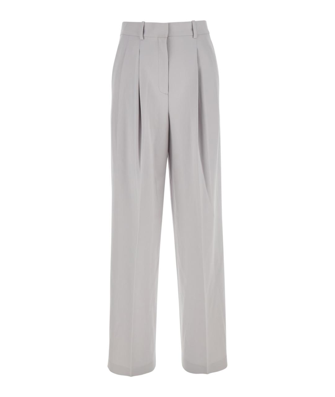 THEORY Серые прямые брюки, фото 1