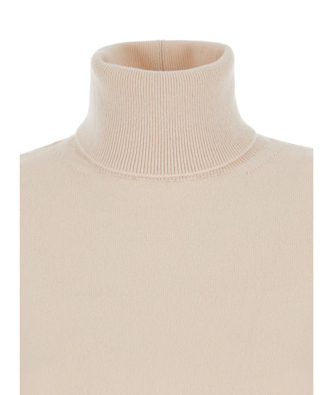 MAX MARA STUDIO Белый шерстяной джемпер / свитер, фото 3