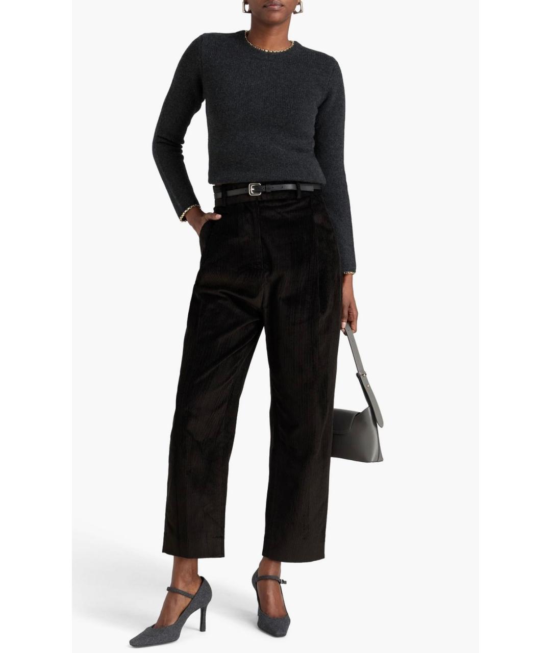 TOTEME Серый шерстяной джемпер / свитер, фото 2