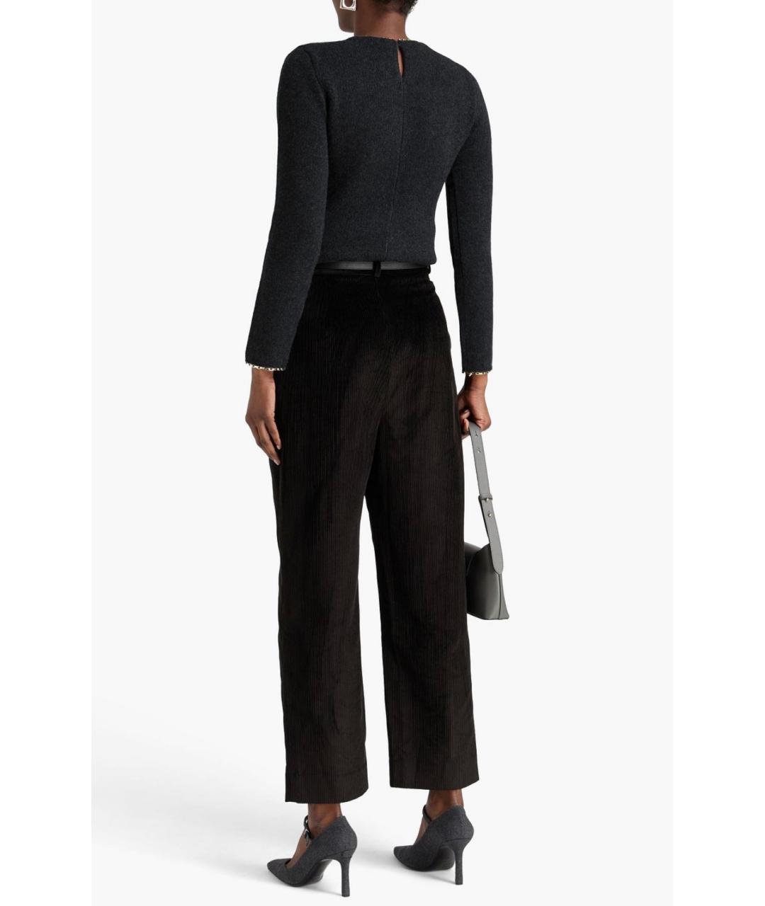 TOTEME Серый шерстяной джемпер / свитер, фото 3