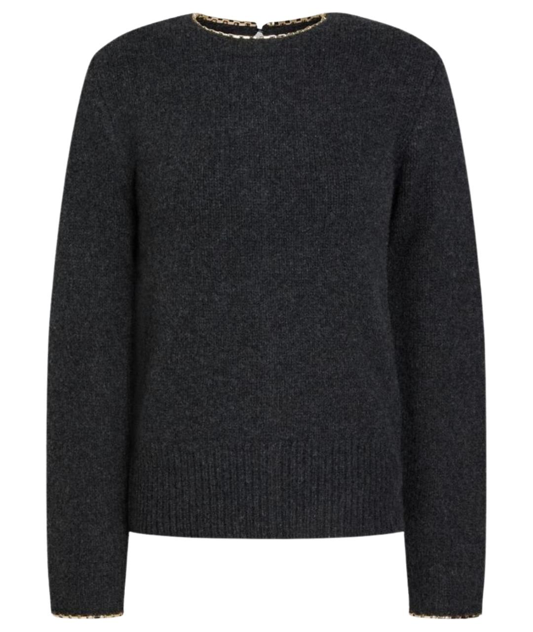 TOTEME Серый шерстяной джемпер / свитер, фото 1