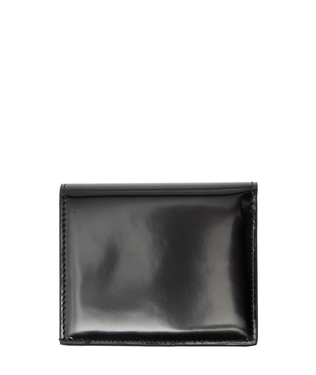 FERRAGAMO Черный кожаный кошелек, фото 2