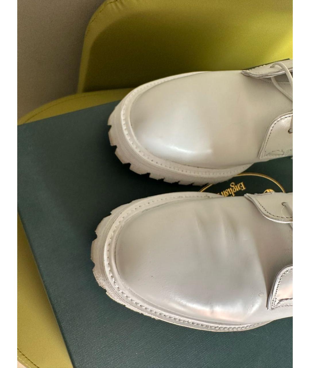 CHURCH'S Белые кожаные ботинки, фото 3