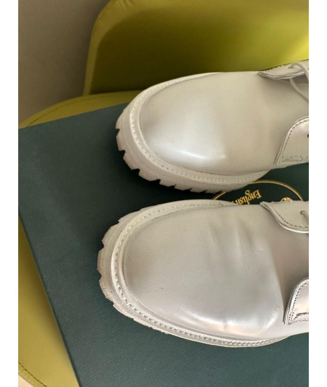 CHURCH'S Белые кожаные ботинки, фото 2