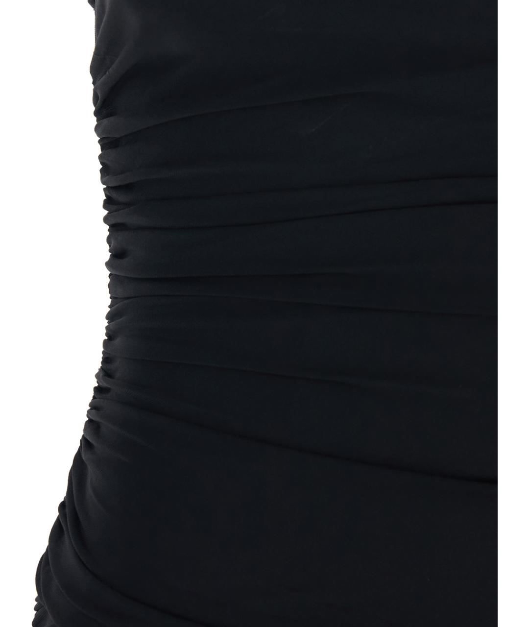 JACQUEMUS Черное вискозное повседневное платье, фото 3